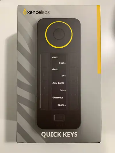 Xencelabs Quick Key Remote - OLED (Wired+Wireless), shortcuts, View more