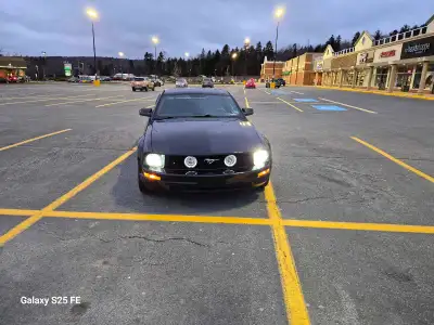 2005 ford mustang 4liter v6 engine, 5 speed standard never winter driven 227,432 kms power windows a...