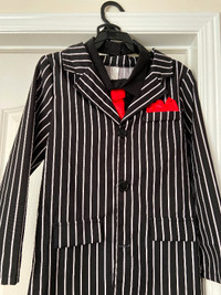 Boys pin-striped suit costume