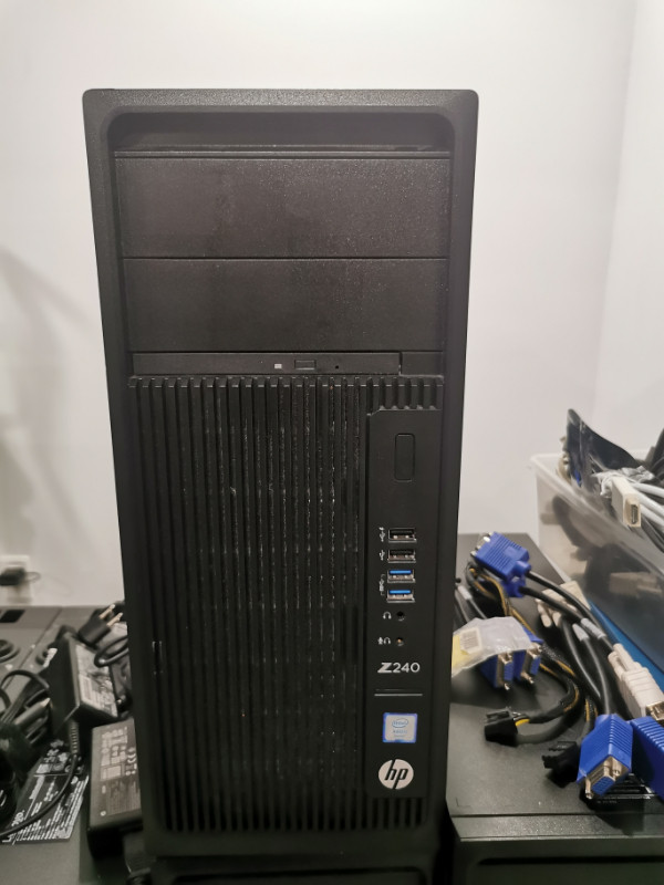 HP Workstation Z240 Tower Xeon E3-1230 V5, 32GB RAM, 512 NVME in Desktop Computers in Markham / York Region