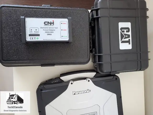 Diesel Diagnostics Truck Scanner Toughbook Laptop ON Road in Heavy Equipment Parts & Accessories in Kelowna - Image 9