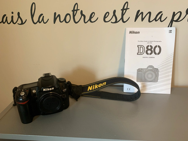 Appareil Photo Nikon D80 (2 lentilles) dans Appareils photo et caméras  à Longueuil/Rive Sud - Image 2