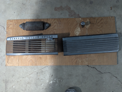 Glove box door: $70 Glove box lock / latch $20 Center dash with ashtray $75 Radio delete plate $25 o...