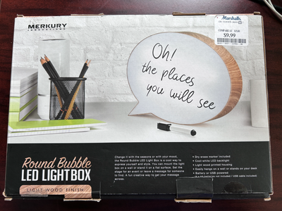 Merkury LED Light Box (write your message), View more