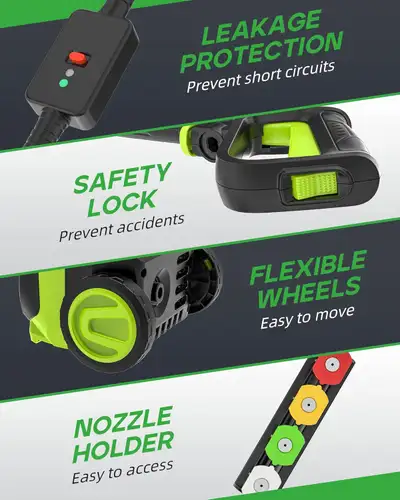 Condition - Like new, missing accessory - 2 out of 4 nozzles (only red and yellow ones included, see...