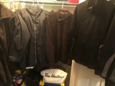 11 Tim Hortons Apparel items from women’s med to Mens X- Large, View more