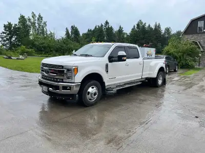 2019 F350 DRW with fuel tanks in almost new condition with 20,000 km $75000 also trailer $5000 and A...