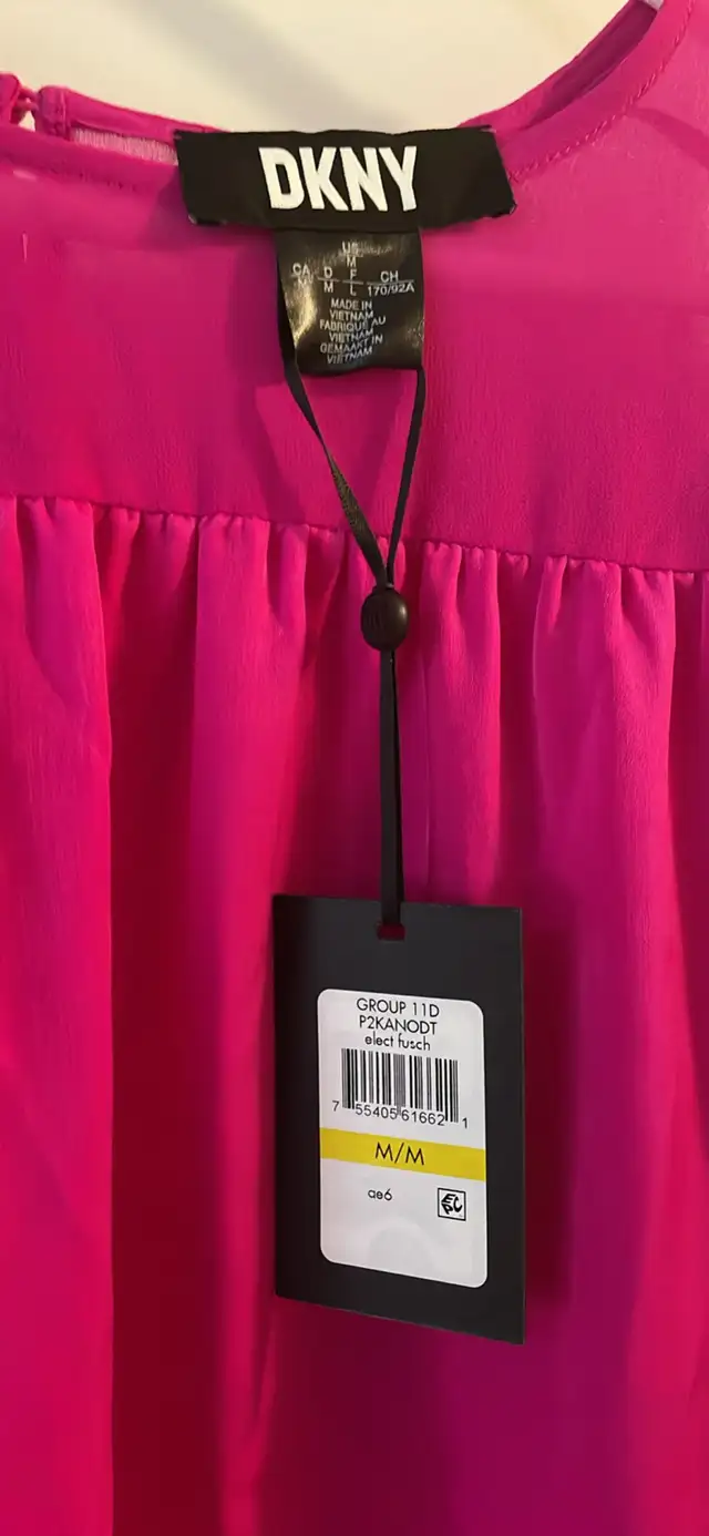 DKNY Pink Blouse brand new size M in Women's - Tops & Outerwear in City of Toronto - Image 3