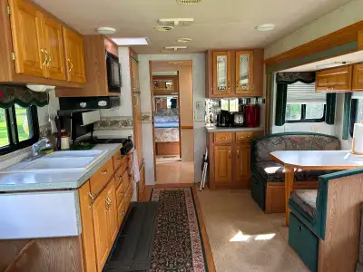 Unit is fully furnished and fully equipped with dishes bedding linens fridge stove microwave/convect...