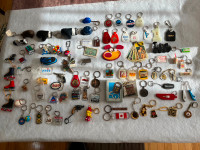 Collection de porte-clés et mini-plaques