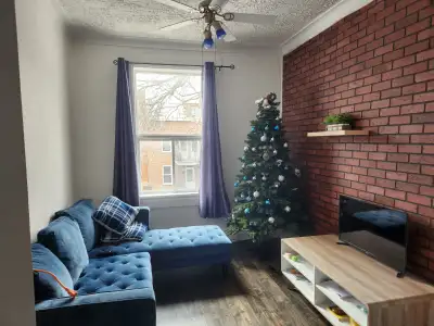 Downtown Montreal big 3 1/2+Den logement for rent