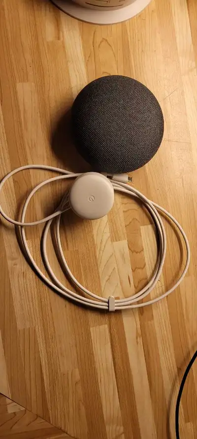 Google Nest avec Chargeur Encore fonctionnel et etat comme neuf 40$ nego.