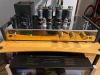 Jadis Orchestra Reference el 34 integrated amp remote cage,abox