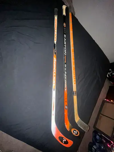 Right hand Hockey sticks $20 each, View more