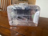 Clear Tech Cassette Player Walkman Portable AM/FM Stereo