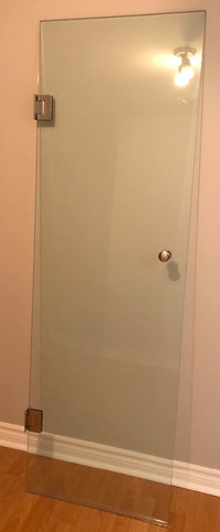 Frameless Glass shower door reduced again 120 OBO