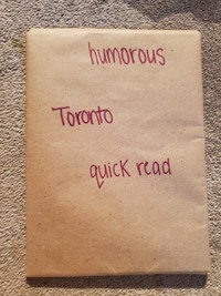 Blind Date with a book - Humorous, Toronto, quick read
