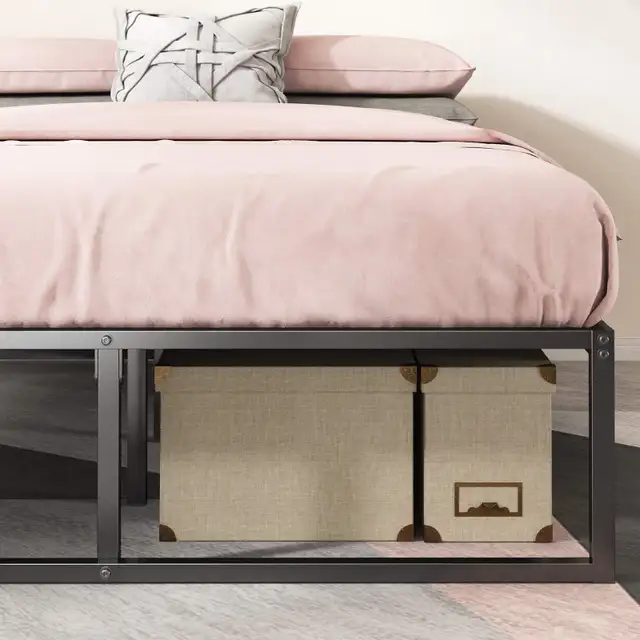 New Zinus King Bed Frame – Lorelai 14 inch in Beds & Mattresses in Markham / York Region - Image 4