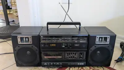 Vintage Panasonic Boombox Stereo Radio Cassette RX-CS700., View more