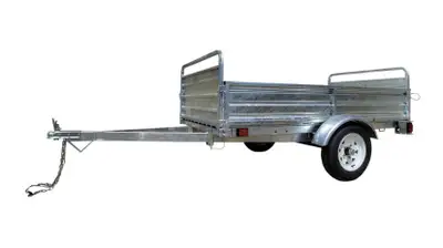 2024. 4.5’ x 7.5’ single axle galvanized utility trailer in excellent condition. Great for hauling A...