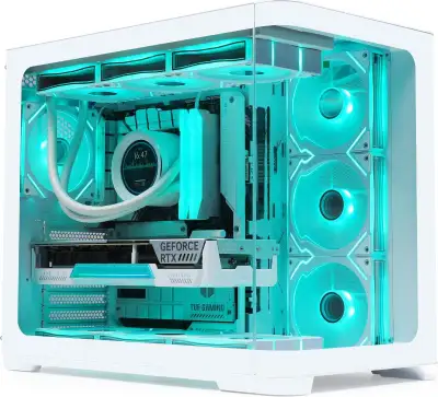 Custom PC desktop building to your door in GTA. Professional PC builder working at custom PC store f...