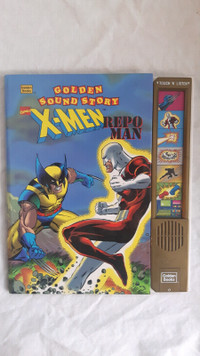 X-men Repo Man Golden Sound Story Touch 'N' Listen Book (1995)