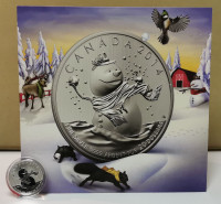 $20 - Face Value Pure Silver Snowman Coin (2014)