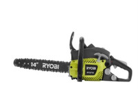 New! RYOBI 14-inch 37cc 2-Cycle Gas Chainsaw