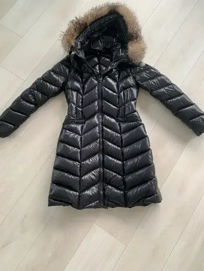 Moncler down filled coat black size 2, View more
