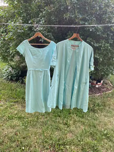 Vintage 2 Piece Lined Dress & Jacket, View more