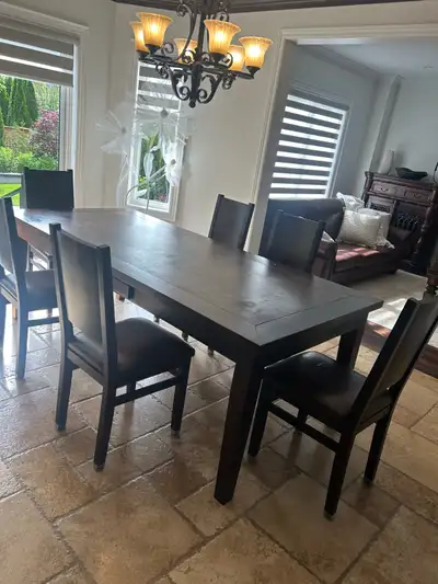 Rustic Dining Table and Chairs Set, View more
