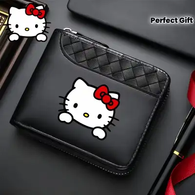 Hello Kitty Black Leather Wallet, View more