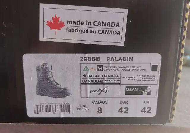Bottes de travail de grandeur 8 de marque Terra à vendre! in Men's Shoes in Québec City - Image 9