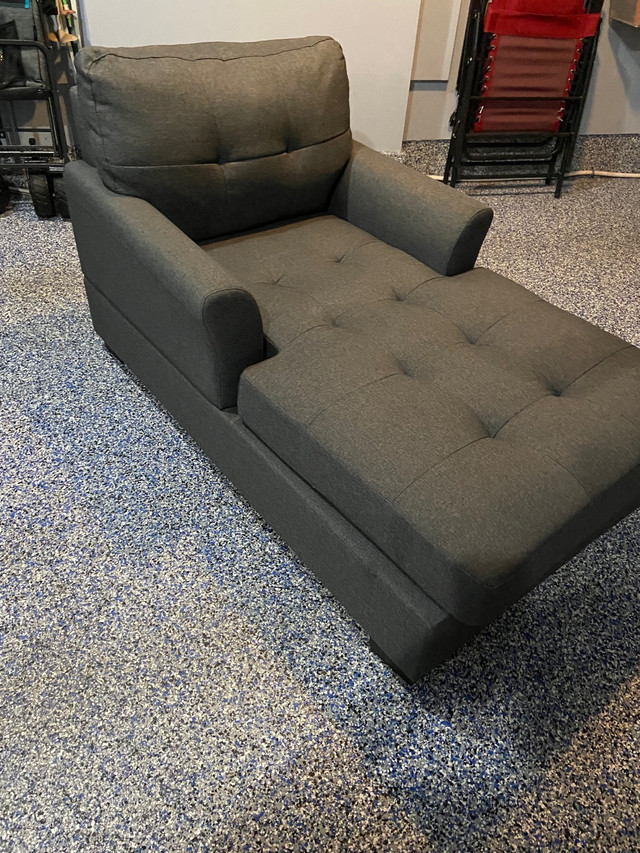 Glenvar Upholstered Chaise Lounge by Red Barrel Studio | Chairs & Recliners  | Kitchener / Waterloo | Kijiji