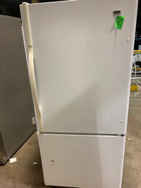 Maytag white two door fridge bottom freezer
