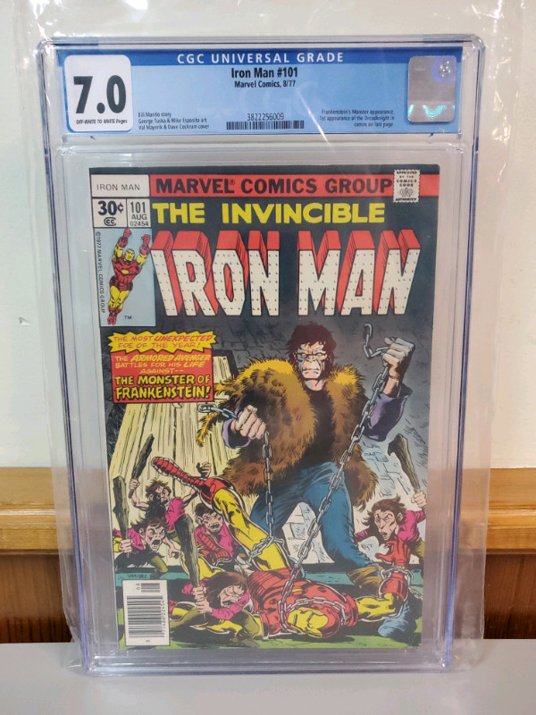 Iron man 101 graded CGC 7.0 comic Frankenstein appearance  in Comics & Graphic Novels in St. Catharines