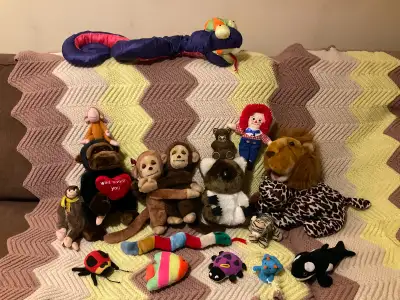 stuffed plush animals galore!, View more