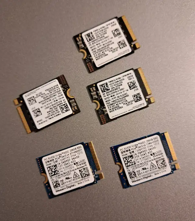 NVMe SSD 256GB SSD M.2 w/heatsink For Laptop,Tested, Mixed Brand in Laptop Accessories in City of Toronto - Image 3