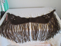 Brand new Miss Sixty leather brown belt with fringe