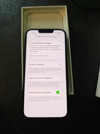 Iphone 14,  78 Battery, 128 GB, Blue, View more