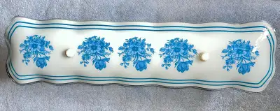 Vintage Floral 24 inch Milk Glass Vanity Light Fixture and Shade, View more