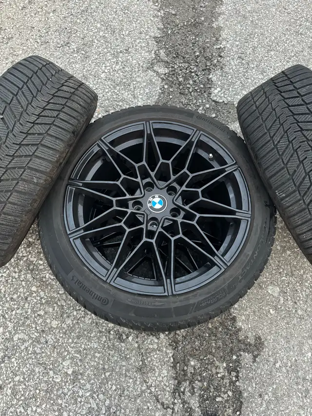 225/45R18 (5x112) M340i Rims And Continental Winters (BMW) in Tires & Rims in City of Toronto - Image 3