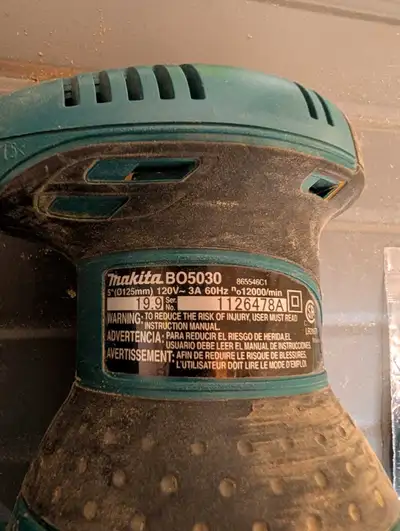 Makita BO5030 Orbital Sander corded , View more