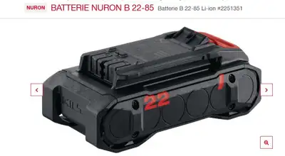 Brand New HILTI B22-85 Battery — $125, View more