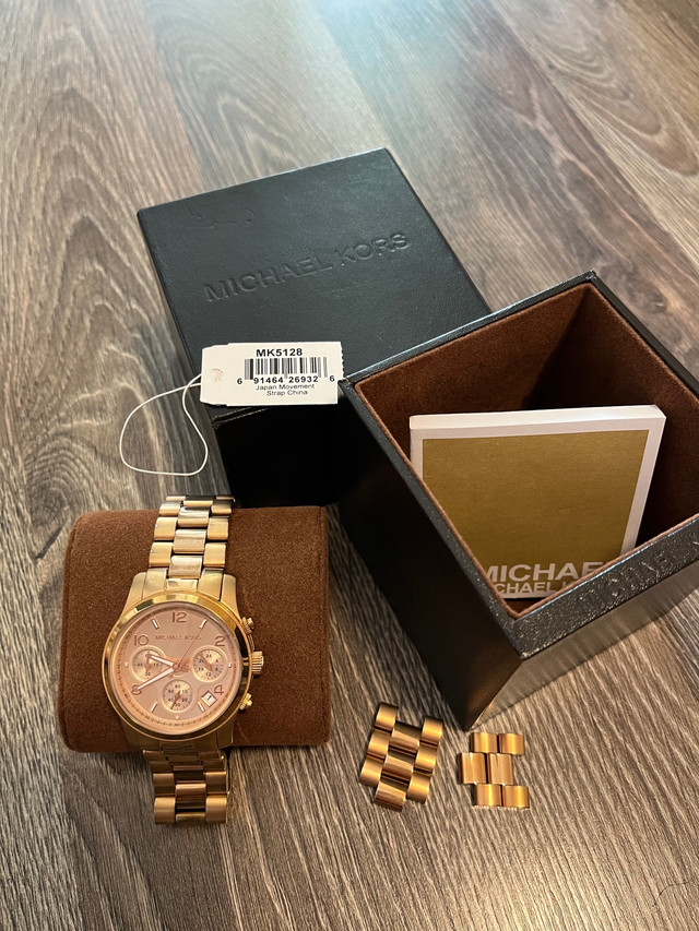 Michael Kors Watch Rose Gold in Jewellery & Watches in Markham / York Region