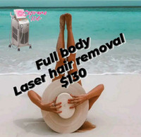 Women Full body Laser hair removal 