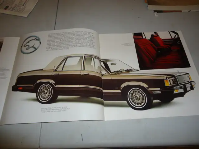 1981 Mercury Cougar Sales Brochure. New. Can mail in Canada in Arts & Collectibles in Barrie - Image 5