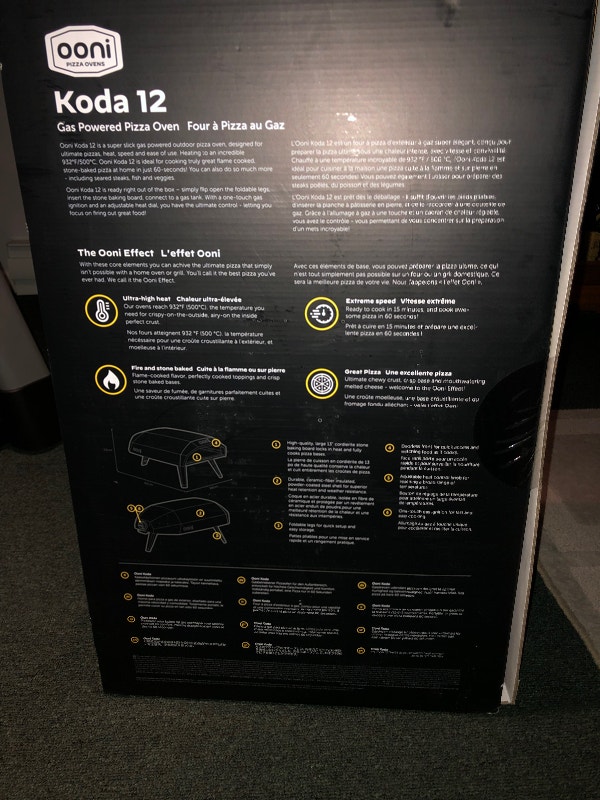 Pizza Oven / Four a pizza propane OONI KODA 12 jamais servi , BBQ et