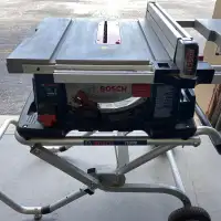 Bosch 10" Worksite Table Saw with Gravity-Rise Wheeled Stand