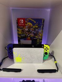 Splatton edition Nintendo switch OLED cib